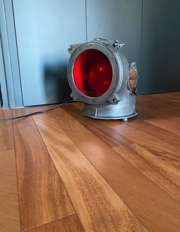 Lampe a poser Projecteur balise sovietique Miz Industrial