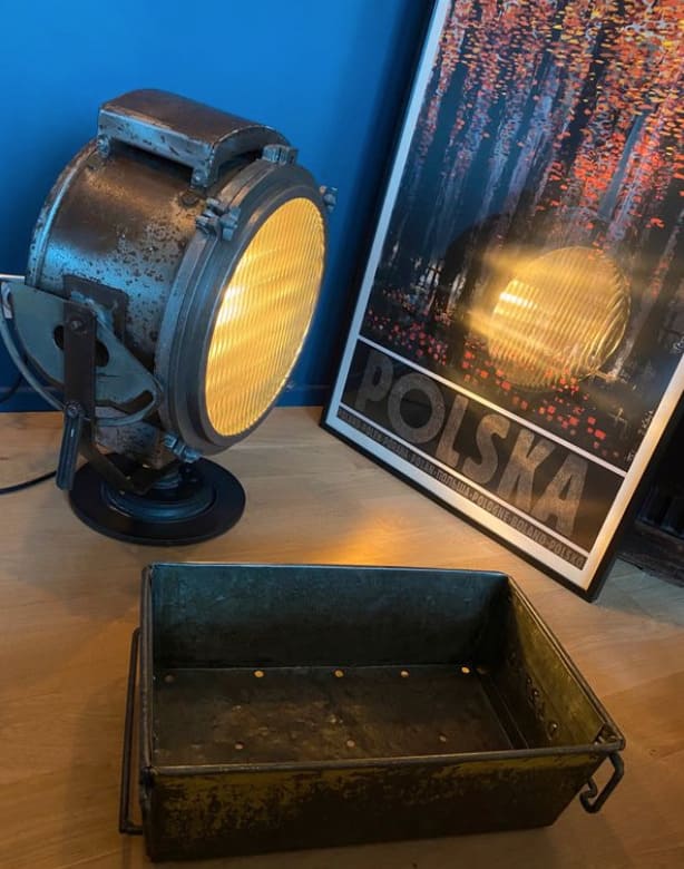 Projecteur de pont de navire URSS Lampes à poser MiZ Industrial
