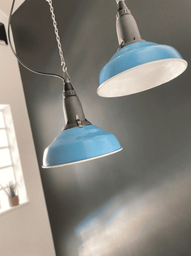 Suspension industrielle soviétique Bleue