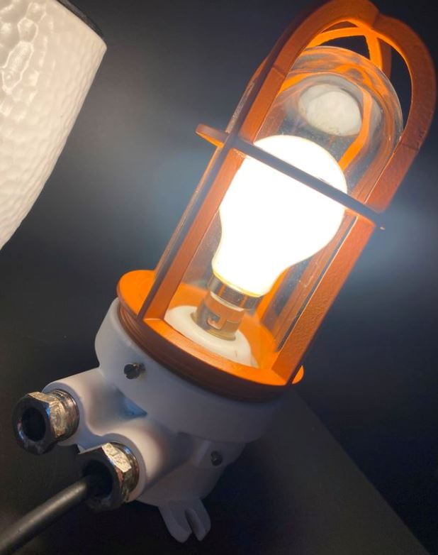 Lampe de coursive pour lampe de chevet Lampes à poser Miz Industrial 