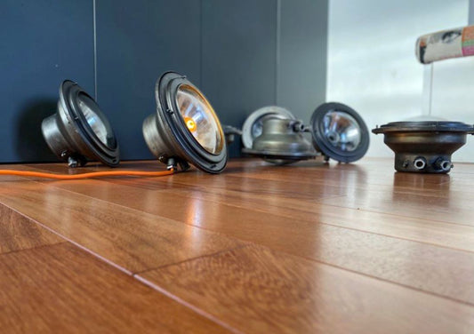 Lampe « industrielle » (de pont de chalutier soviétique en réalité) Appliques Miz Industrial