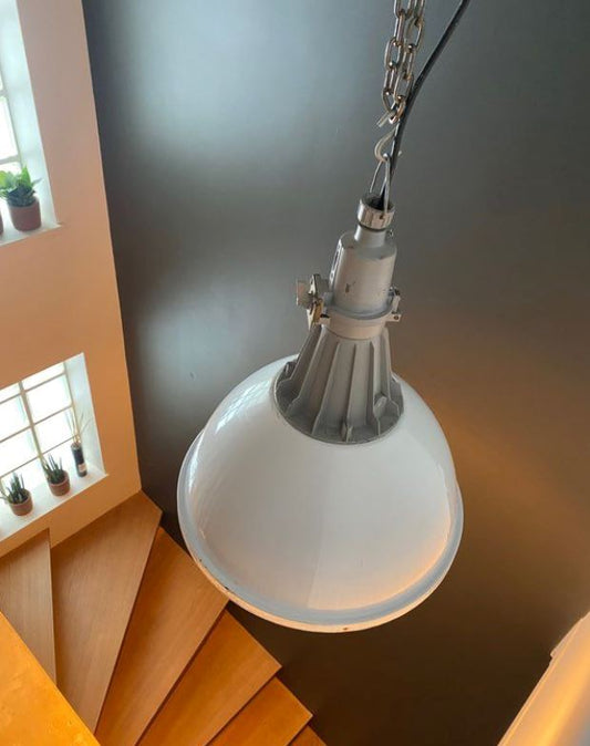 Lampe industrielle NSP20B - Ukraine 🇺🇦 Suspensions Miz Industrial Blanc