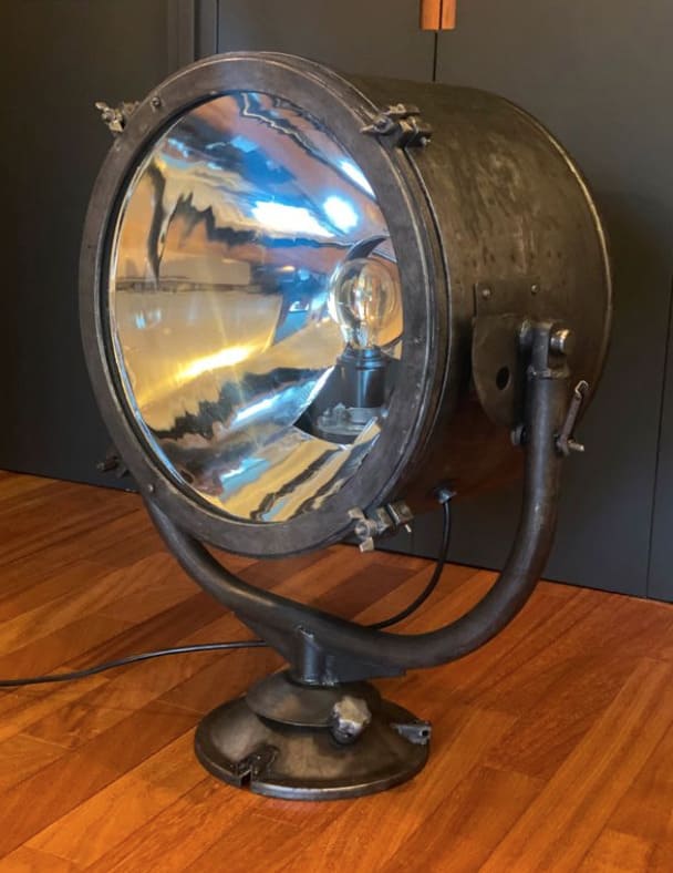 Projecteur de navire soviétique Lampe à poser Miz Industrial